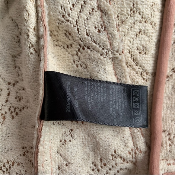 MAJE pink Moto leather jacket - Picture 11 of 14